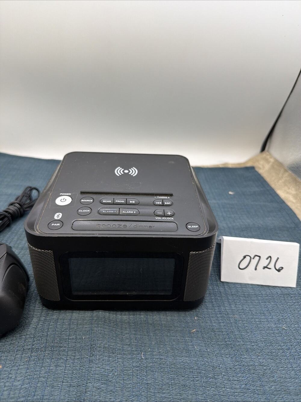 Anko Bluetooth Clock Radio with Wireless Charging CAB-3C382